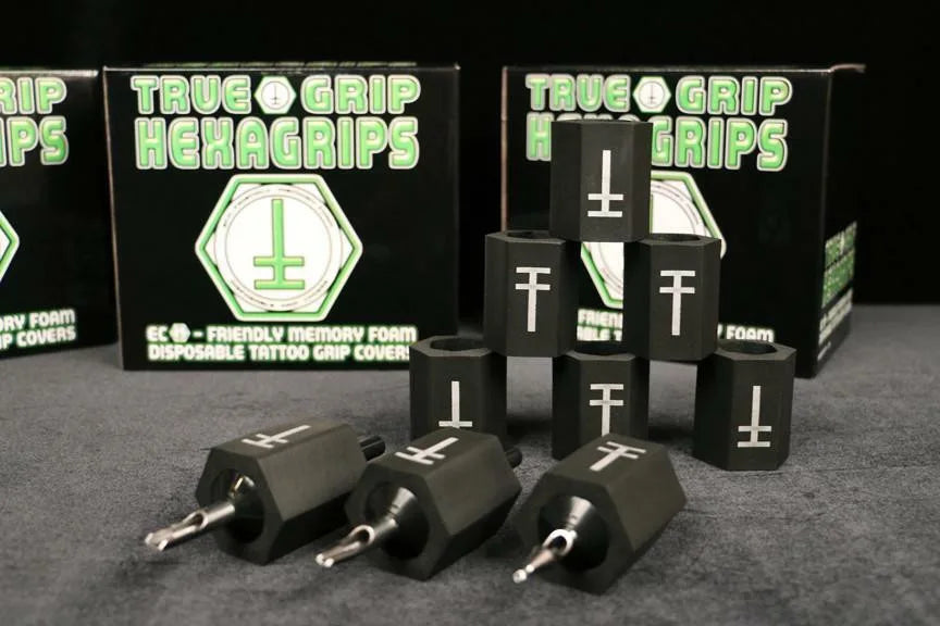 hexagonal grips in formation