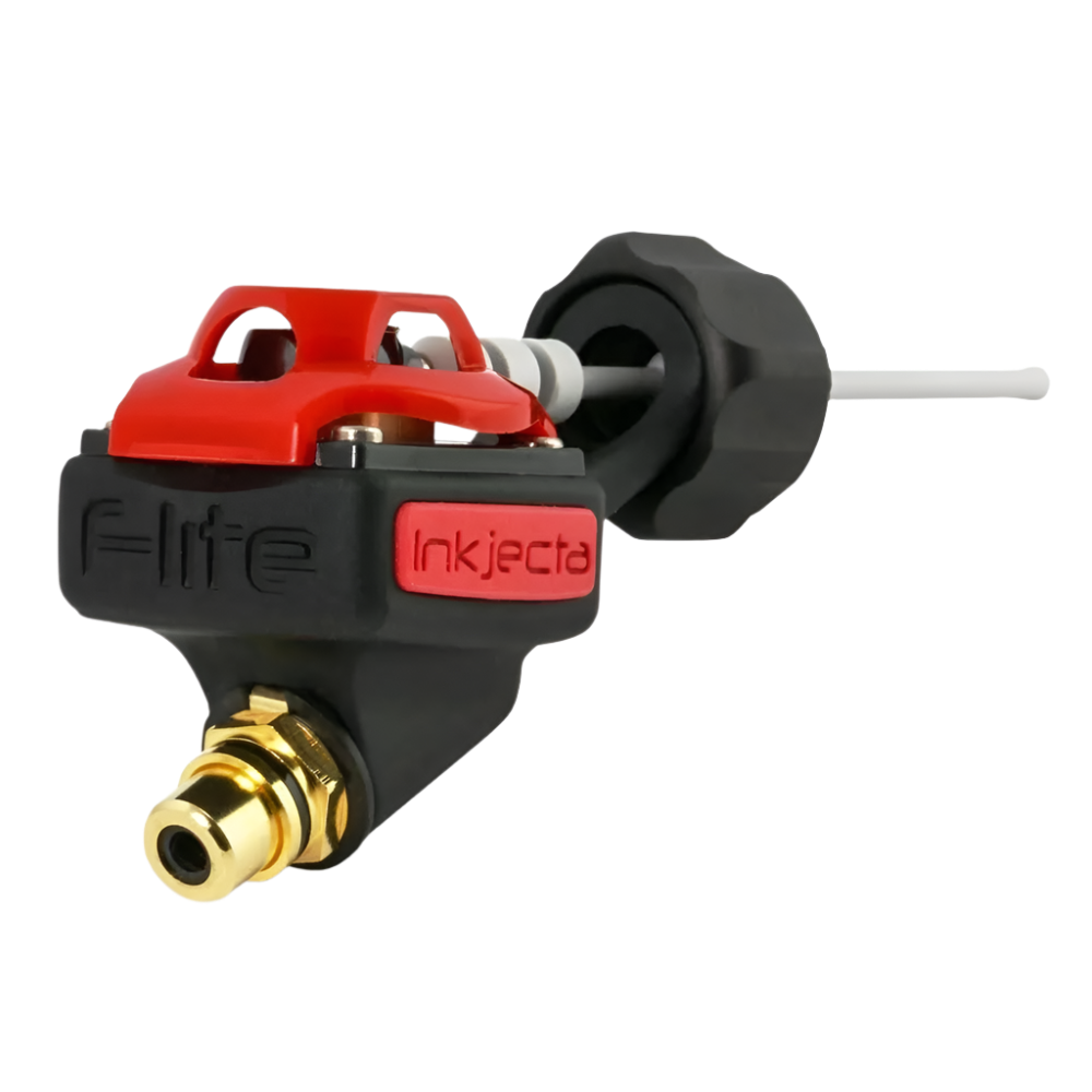 InkJecta Flite Nano Elite Rotary Tattoo Machine in red and black color