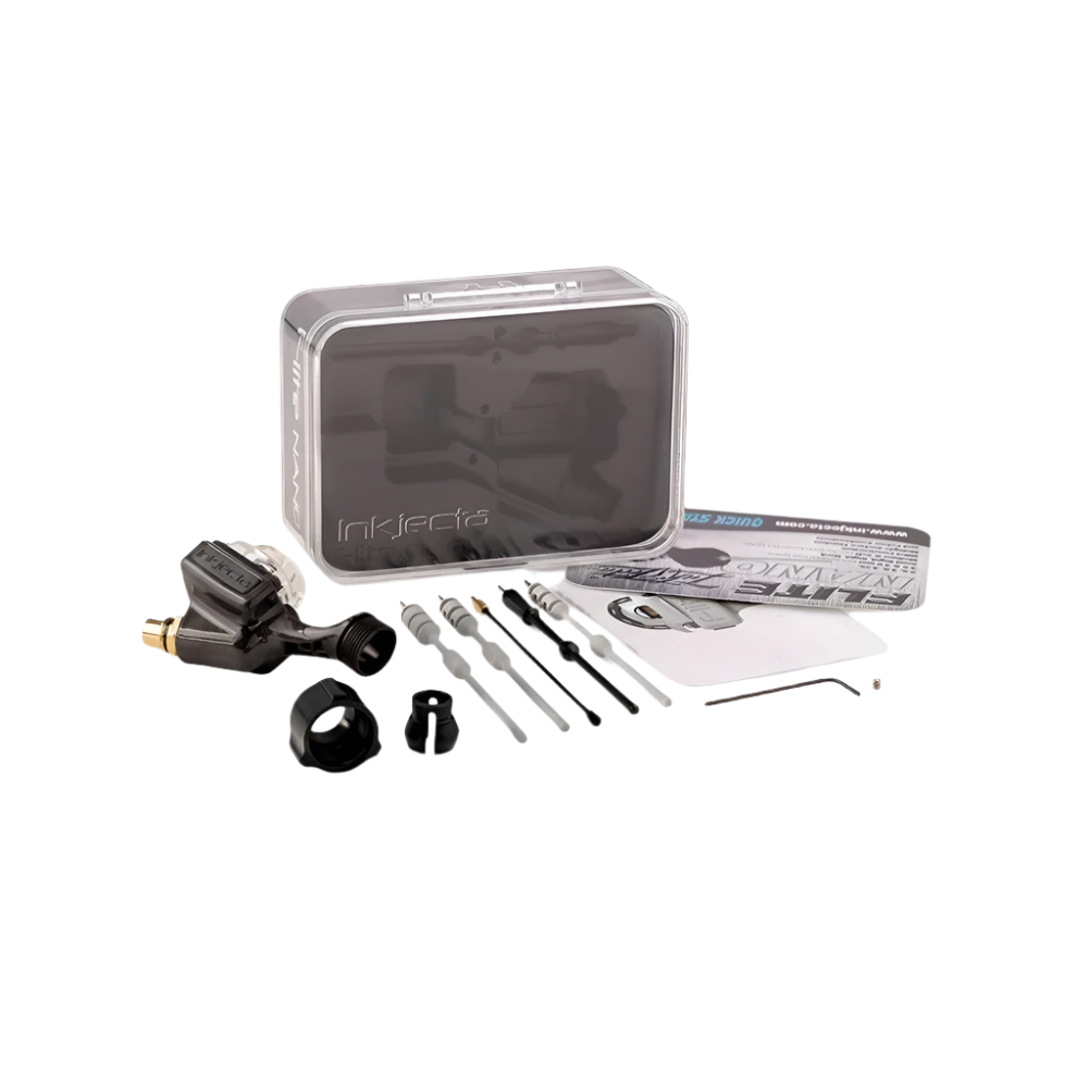 Travel/storage Box/coontainer  for Flite Nano Ultra Lite rotary tattoo machine with its components and accessories