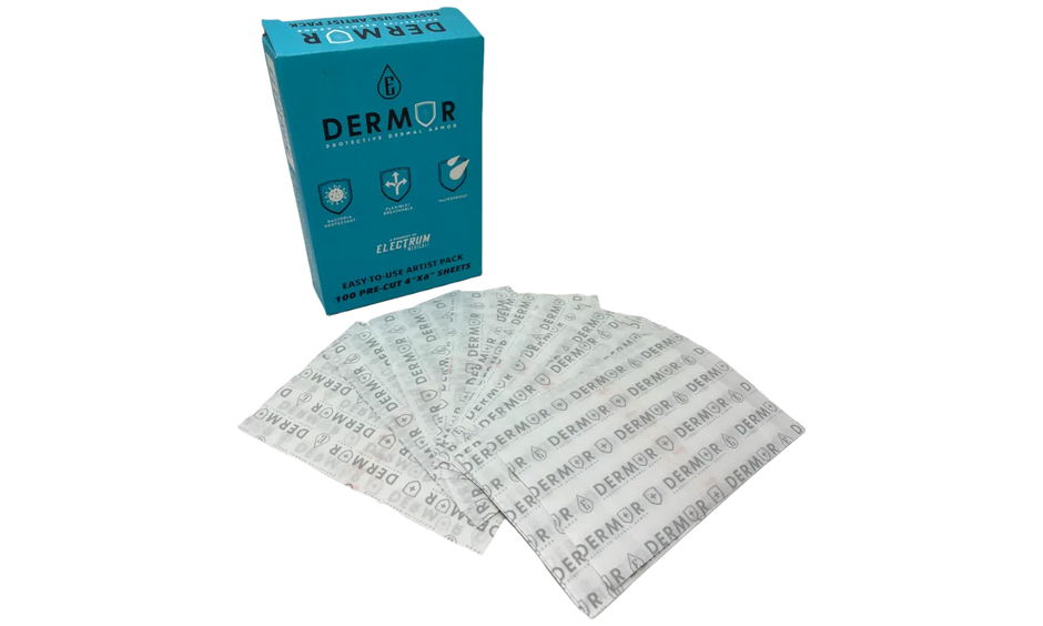 Dermor - individually packaged Dermal Sheets - for easy of application