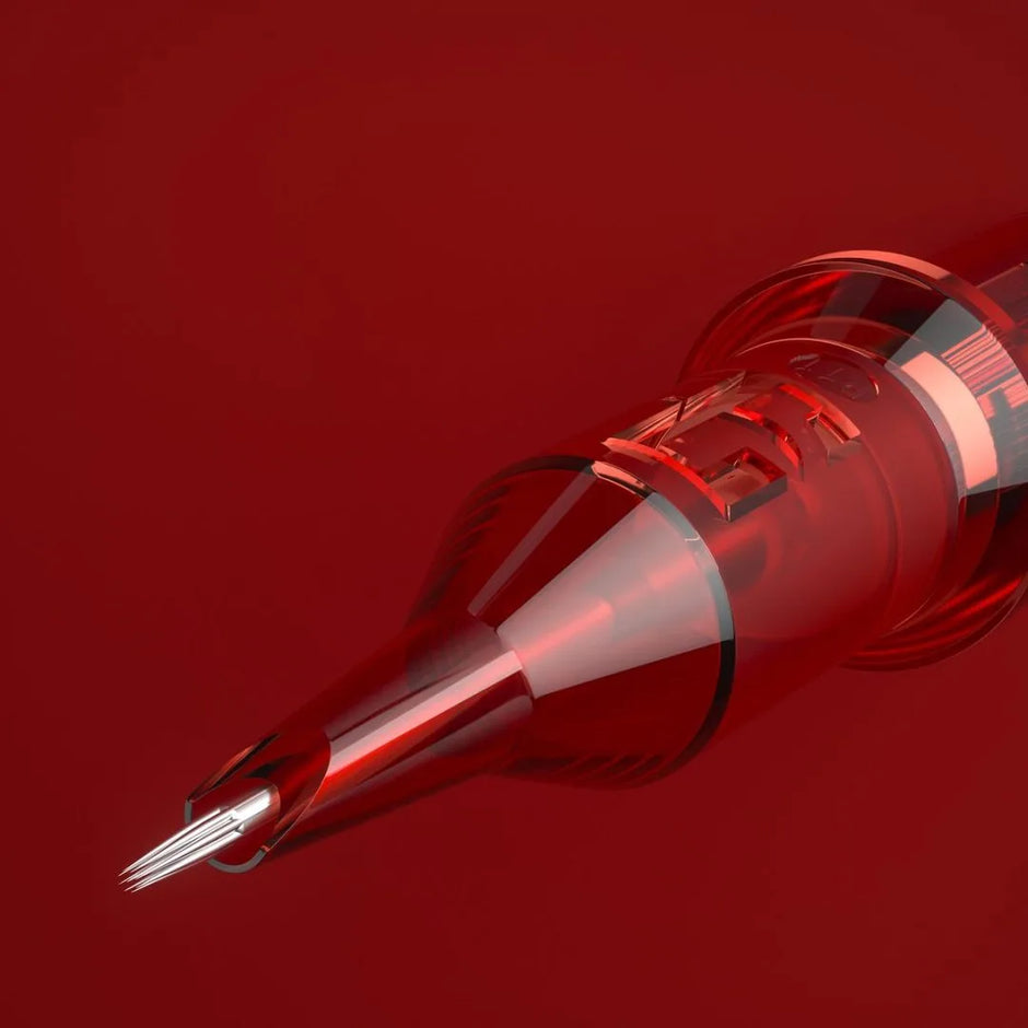 'Fire' needle cartridge showing configuration