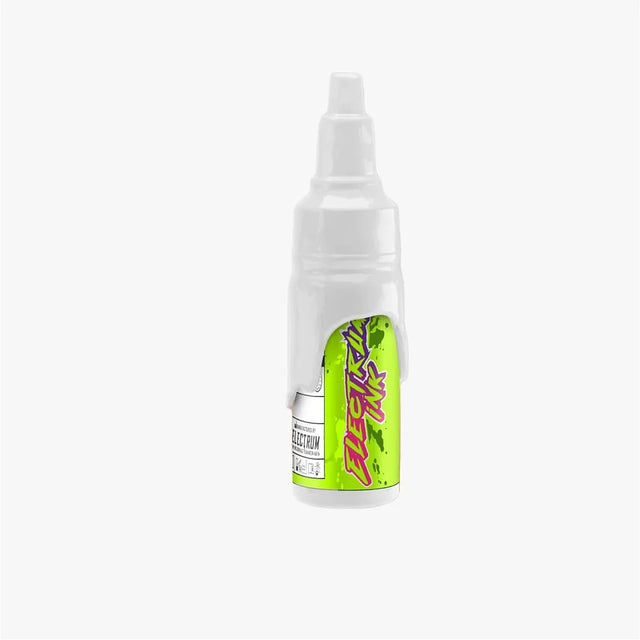 A bottle of Electrum Ink's Fatality White Highlighting Ink