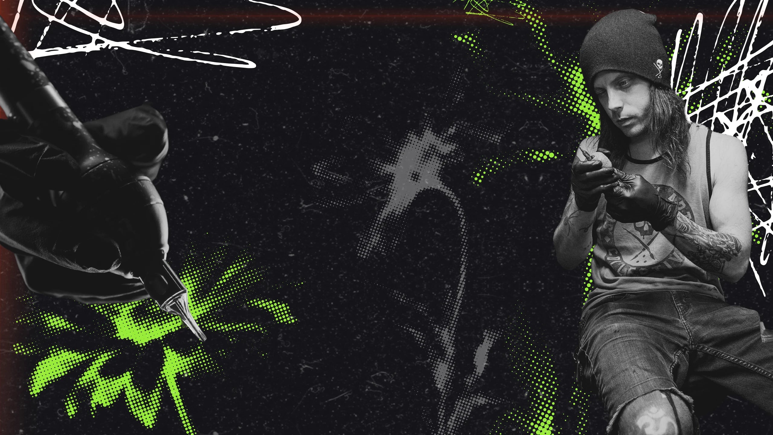 Electrum Traditions pre-sterilized tattoo needles on bar for consistent, reliable, and hygienic professional tattooing.