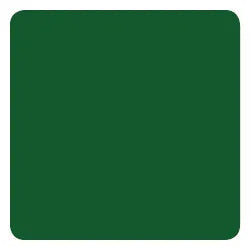 A solid lime green color block, representing the tattoo ink.