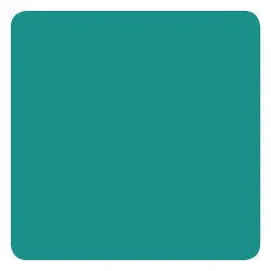 A swatch of tropical teal tattoo ink displaying its color and texture.