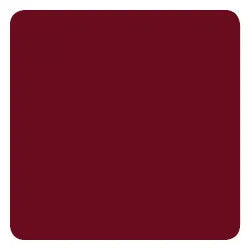 A swatch of RUBY RED tattoo ink color, showing a deep crimson red shade.