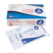 Self sealing sterilization pouches