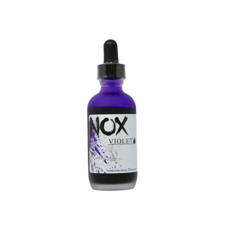   2oz bottle dropper of NOX Violet tattoo ink