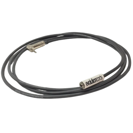 A black silicone tattoo cable with connectors on both ends, labeled with 'MEDUSA' and the brand 'Evolution Cords'.