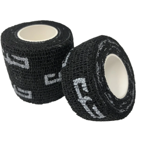 two rolls of "E" grip tape
