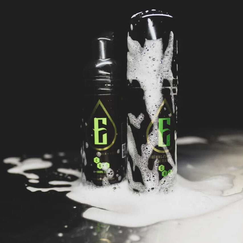 Foaming wash for tattoo maintenance