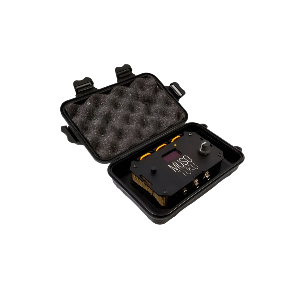 black tattoo power supply carrying case for muso toku