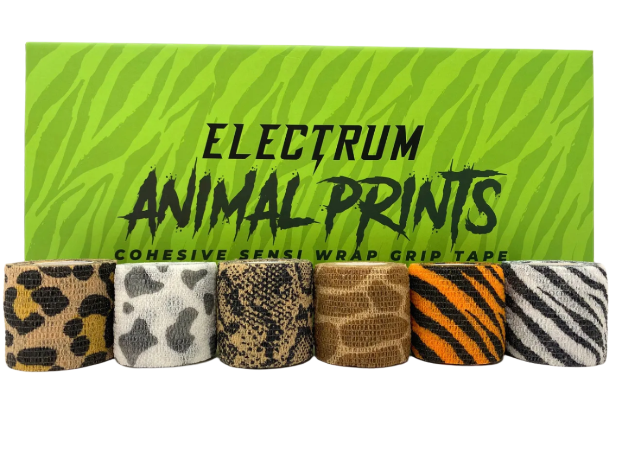 Selection of Animal print Sensi wraps for machiines etc