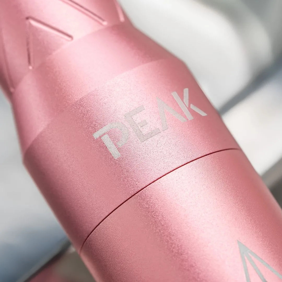 close-up of pen showing name