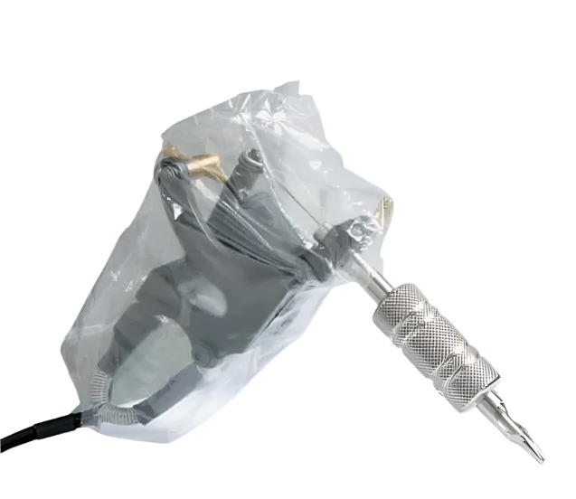 Electrolysis machine with clear plastic cover on a white background