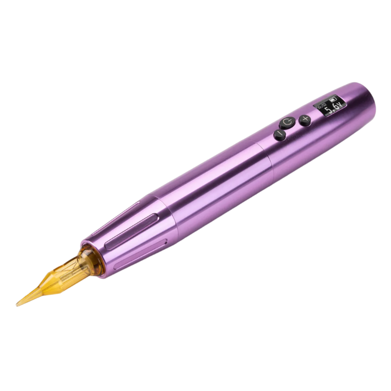 purple tattoo pen with digital display 