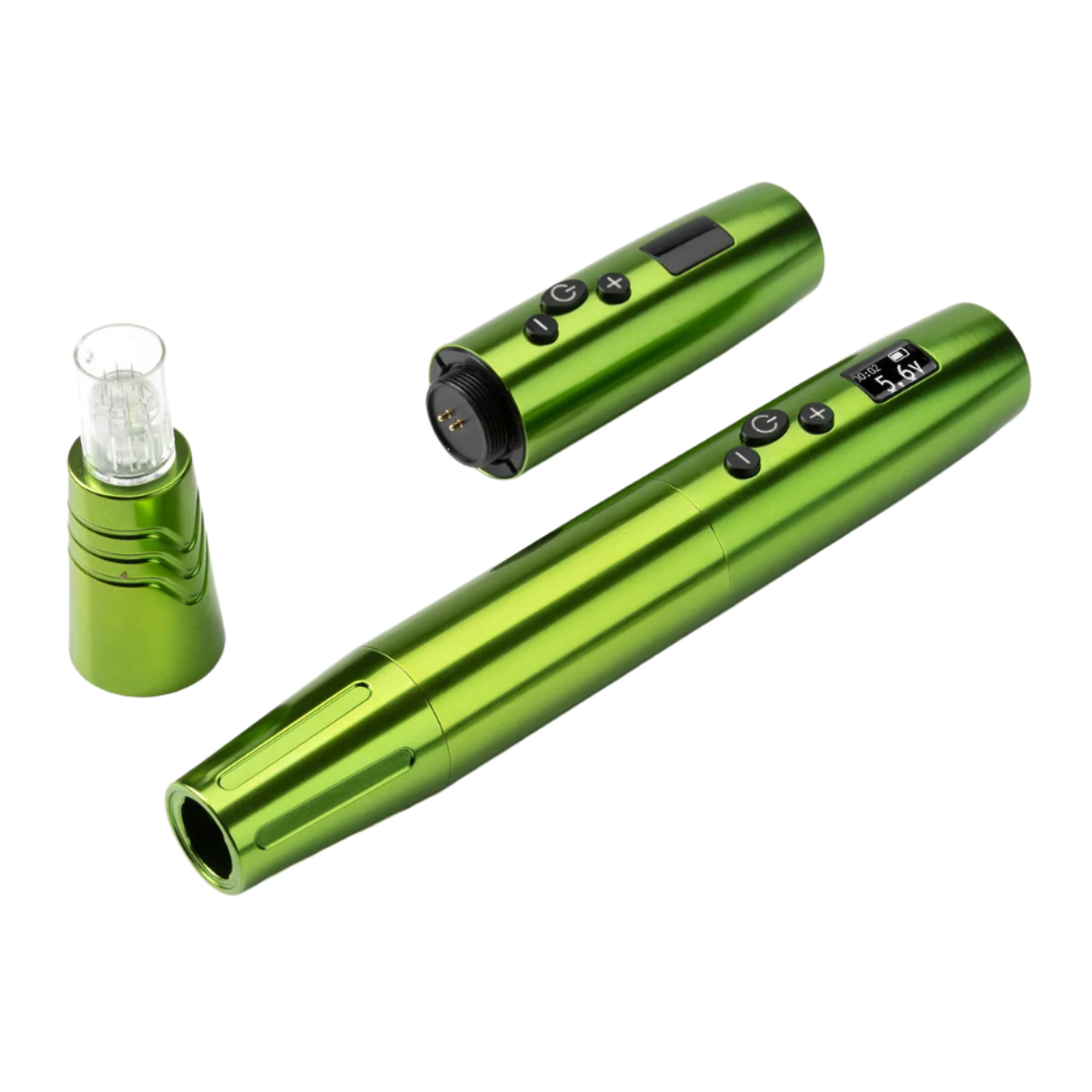 green tattoo pen with digital display 
