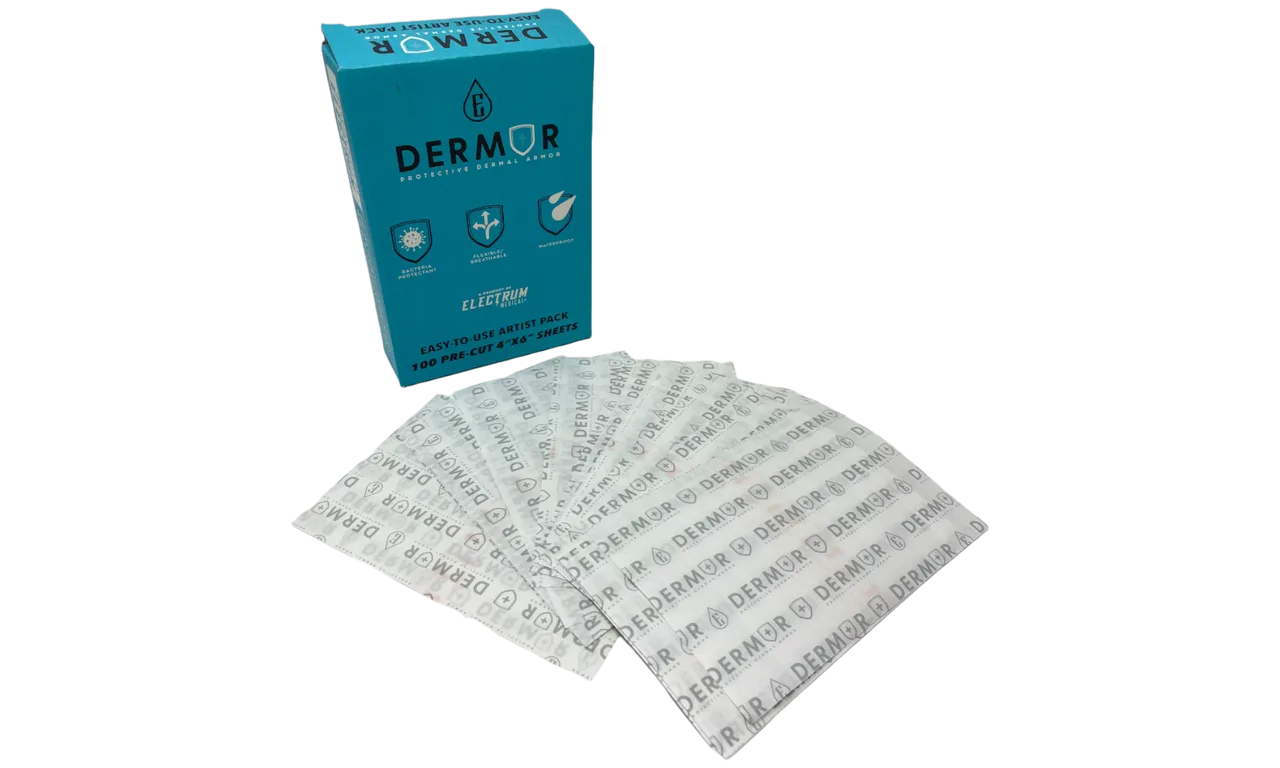 Dermor - individually packaged Dermal Sheets - for easy of application