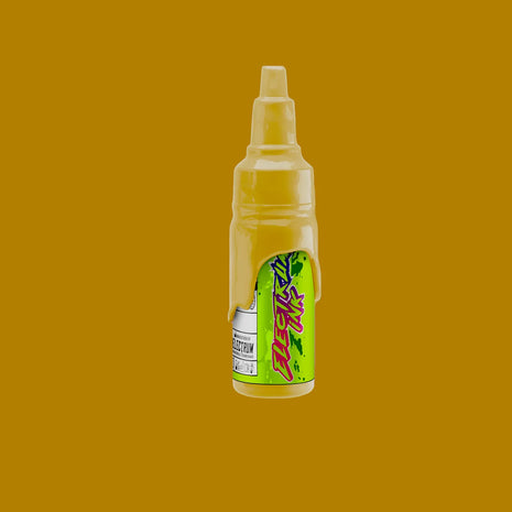 A bottle of Electrum Tattoo Ink in the shade 'Astray Gold', with a brown-gold color tone.