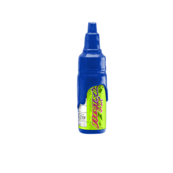 a bottle of electrum tattoo ink named blueberry - its a dark true blue 
