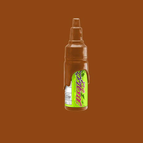 A bottle of Electrum Tattoo Ink in the color Canary, which is meant to represent a medium skin tone with hazelnut and warm olive undertones.