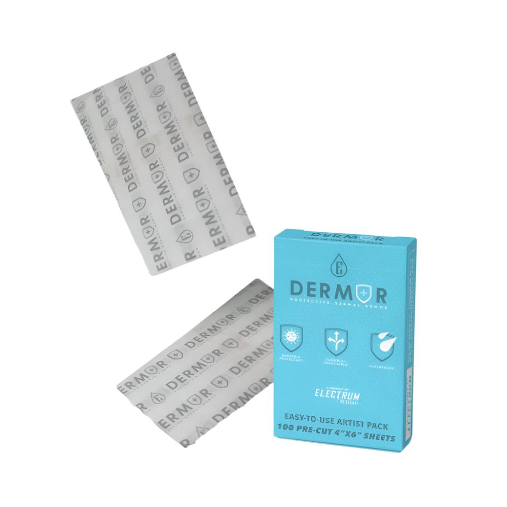Dermor Protective  dermal Packs in turquoise box