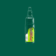 A bottle of Electrum Tattoo Ink in Dark Leaf color, which is a deep green shade.