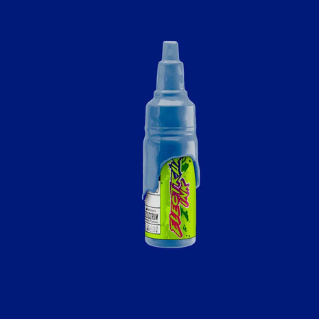 A bottle of Electrum Tattoo Ink in the color 'Cowpoke - Dead Man's Hand', which is a deep blue shade.