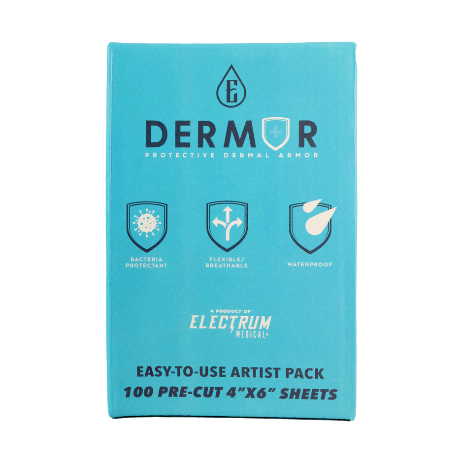 electrum dermor pre cut sheets for tattoo aftercare
