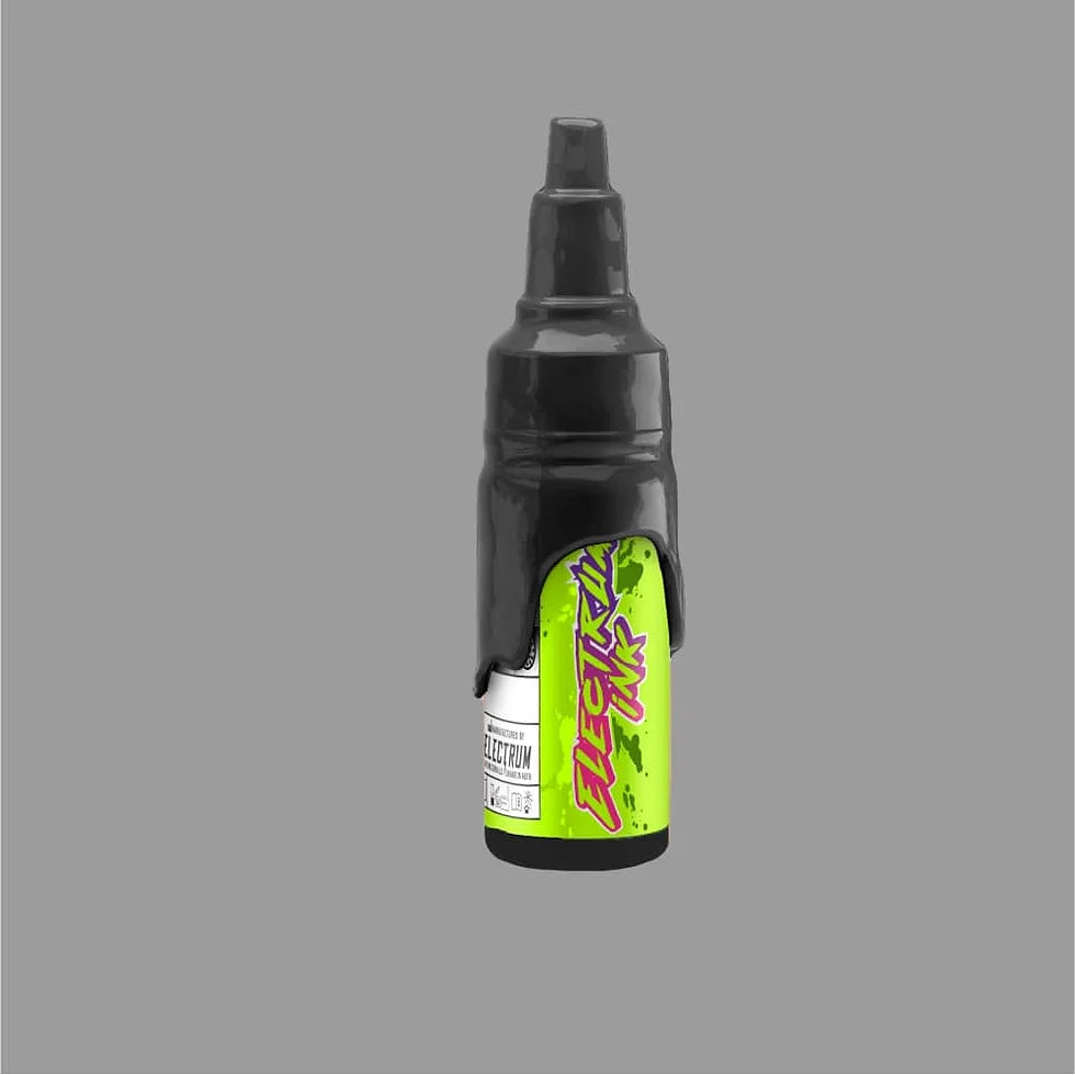 A bottle of Electrum Tattoo Ink in Gray Wash Light color.