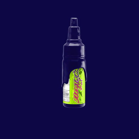 A bottle of Electrum Ink in Imperial Blue color - its a navy blue