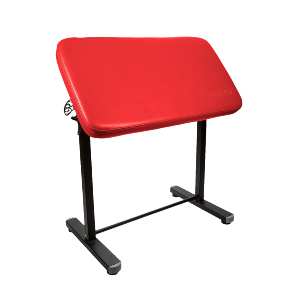 red adjustable xl armrest for tattooing