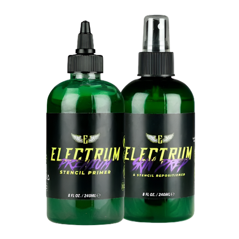 power pack of electrum stencil green gel primer and repositioner skin prep