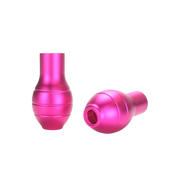 Two neon blossom colored Killer Bee type grips for Electrum Ergon tattoo pen machines