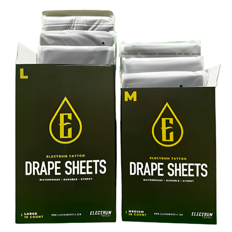 2 open boxes of Drape sheets