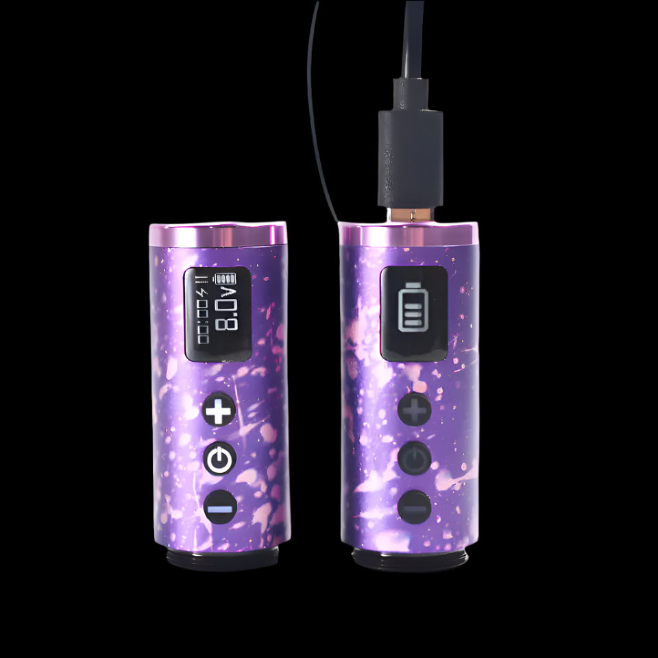 purple ergon battery packs charging with usb c