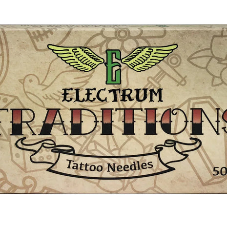 Box of 50 pieces of Electrum Traditions Tattoo Needles