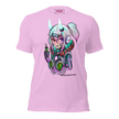 scifi anime design with ink by ivan pelegrin medina on a lilac tee
